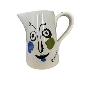 Picasso Ceramic Pitcher Living Face 1963 Masterpiece Editions LTD. *Read